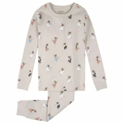Pyjama Ballerines Coton Bio | Vert pâle