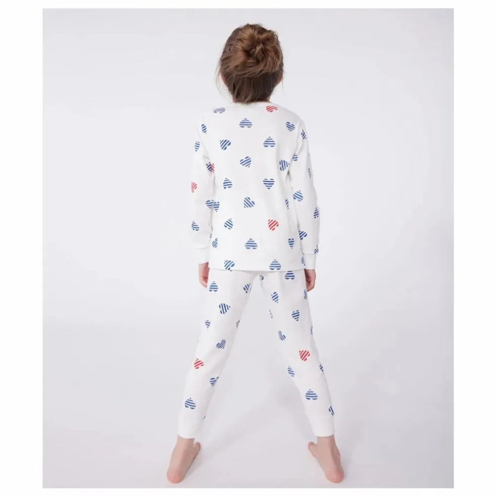 Pyjama Bretonne Coton Bio | Blanc