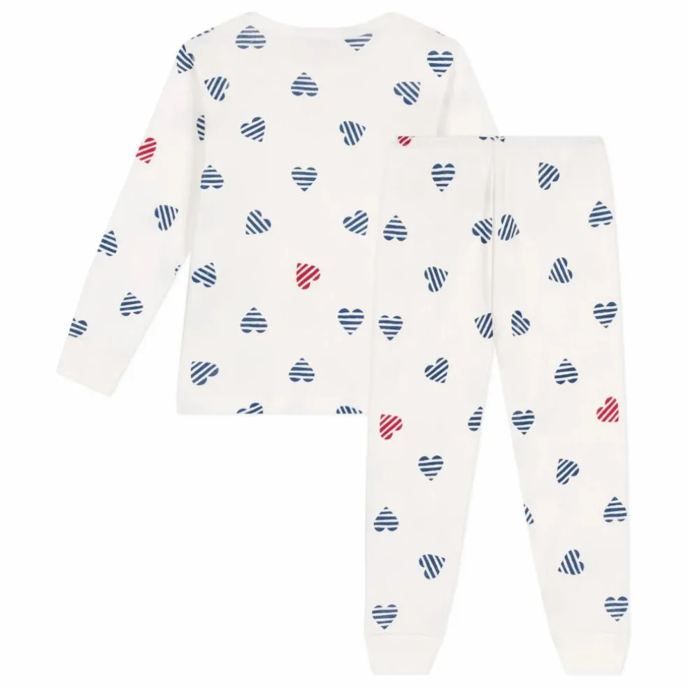 Pyjama Bretonne Coton Bio | Blanc