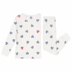 Pyjama Bretonne Coton Bio | Blanc