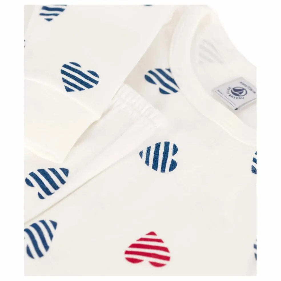 Pyjama Bretonne Coton Bio | Blanc