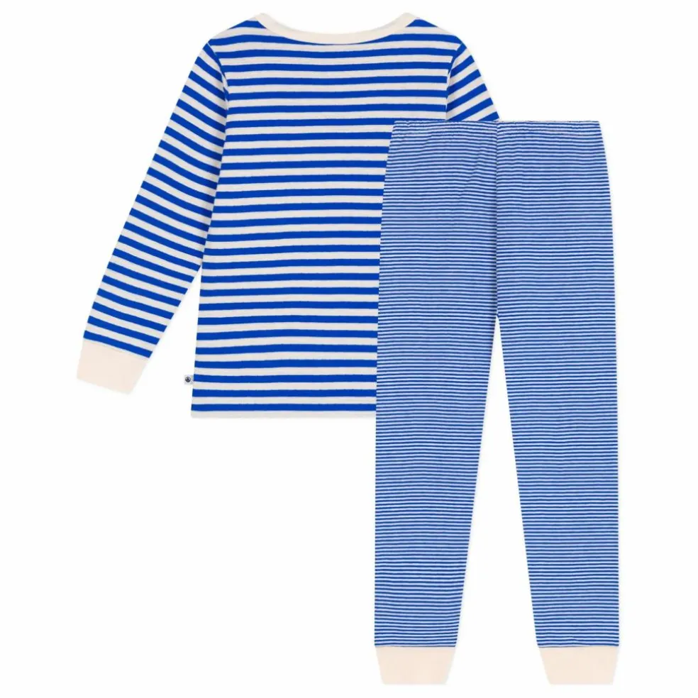 Pyjama Brian Coton Bio | Bleu