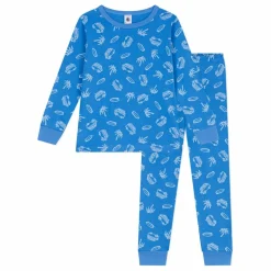 Pyjama Brighton Coton Bio | Bleu