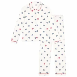 Pyjama Britany Coton Bio | Blanc