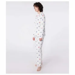 Pyjama Britany Coton Bio | Blanc