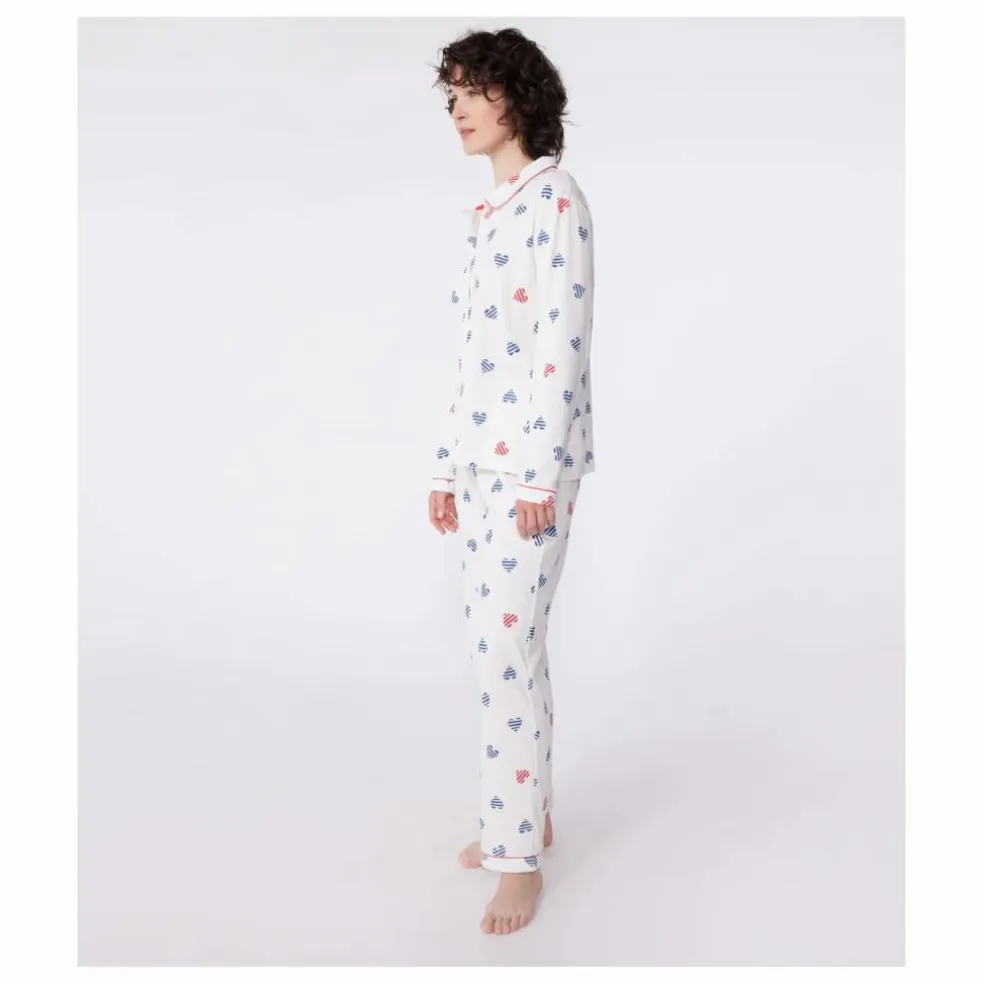 Pyjama Britany Coton Bio | Blanc