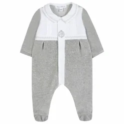 Pyjama Brodé | Gris