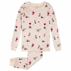 Pyjama Chats Coton Bio | Rose