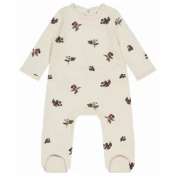 Pyjama Chubby Mûres Coton Bio | Ecru