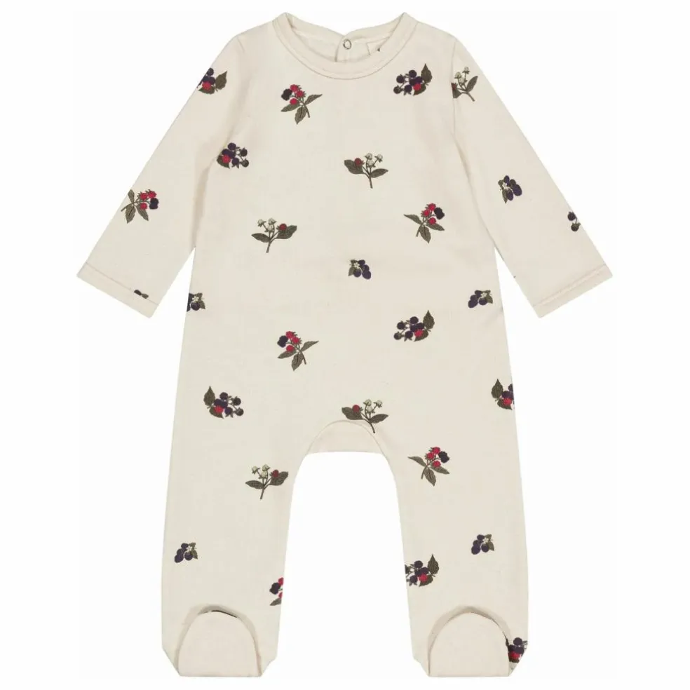 Pyjama Chubby Mûres Coton Bio | Ecru