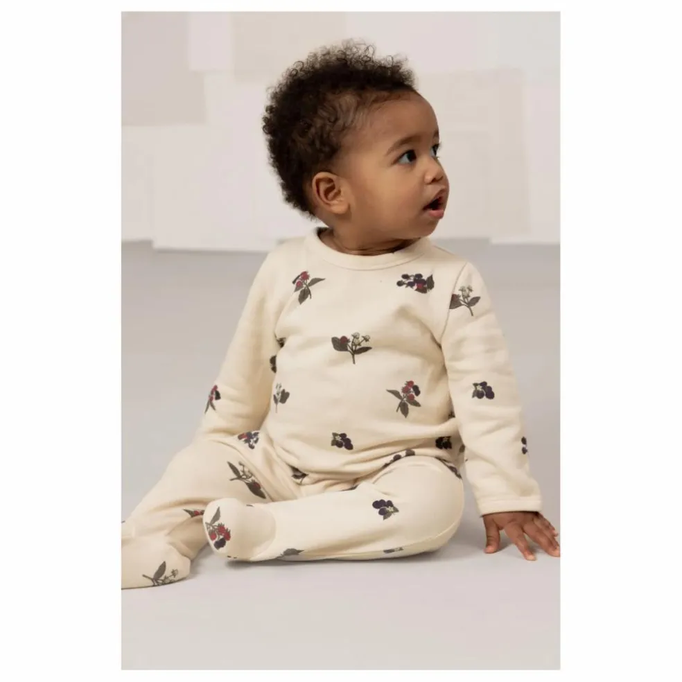 Pyjama Chubby Mûres Coton Bio | Ecru