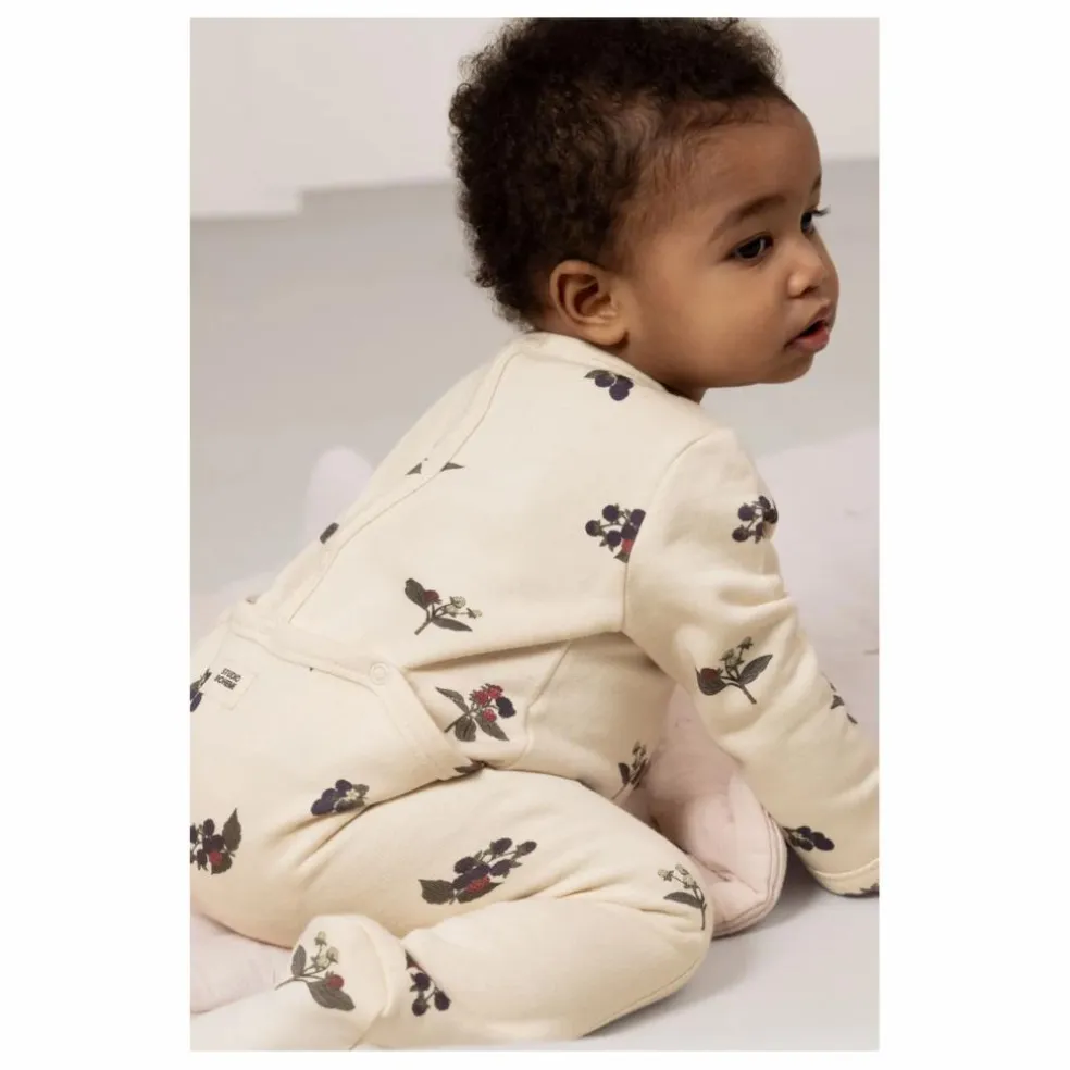 Pyjama Chubby Mûres Coton Bio | Ecru
