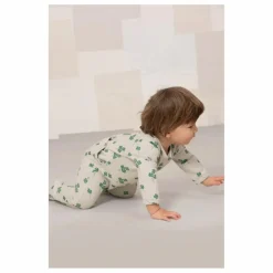 Pyjama Chubby Trèfles Coton Bio | Gris