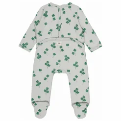 Pyjama Chubby Trèfles Coton Bio | Gris
