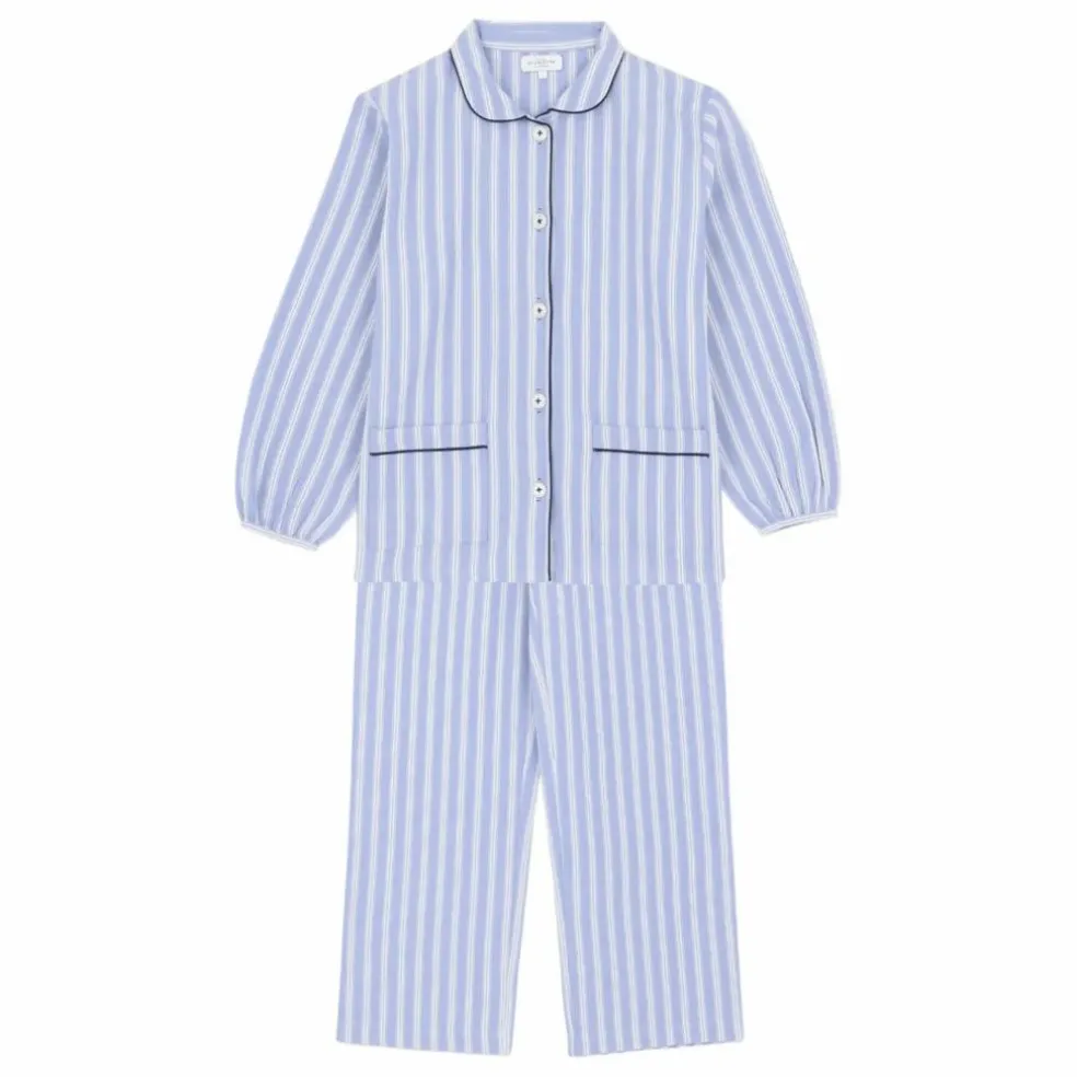 Pyjama Claudine Jasper Rayé | Bleu