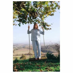 Pyjama Claudine Jasper Rayé | Bleu