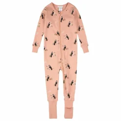 Pyjama Convertible Toucans Coton Bio | Rose