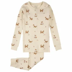 Pyjama Corgis Coton Bio | Ecru