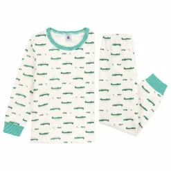 Pyjama Crocodiles Coton Bio | Ecru