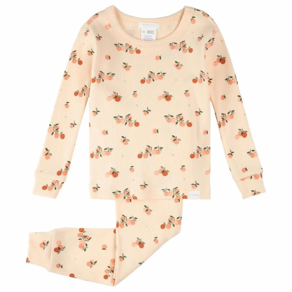 Pyjama Côtelé Agrumes Coton Bio | Rose pâle
