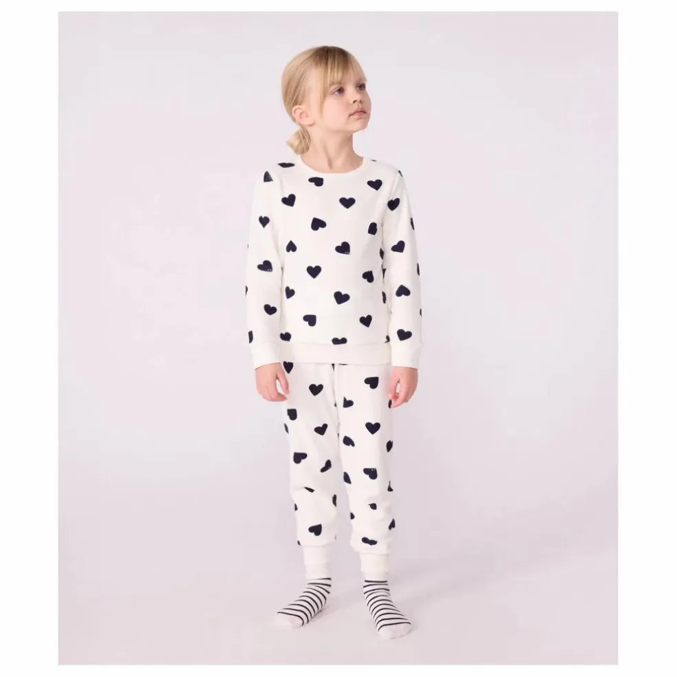 Pyjama Cœurs Modal | Ecru