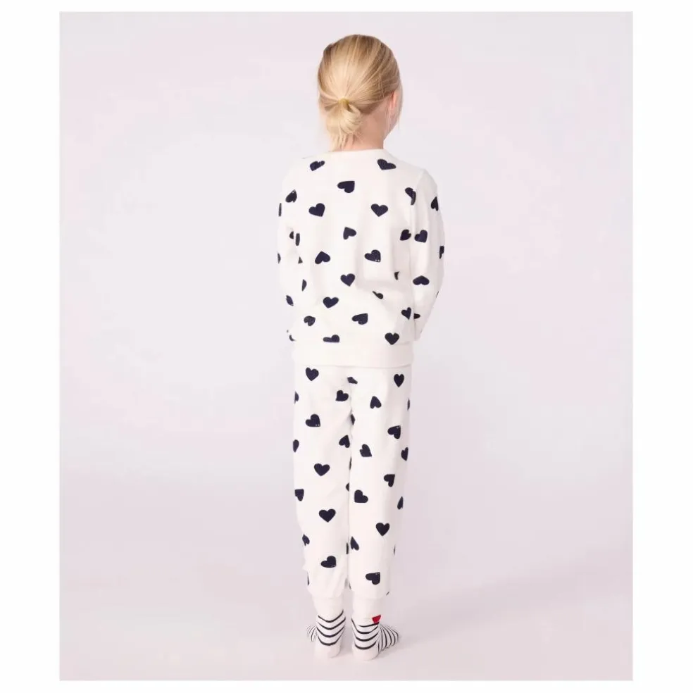Pyjama Cœurs Modal | Ecru