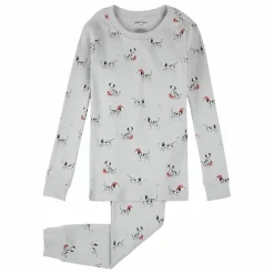 Pyjama Dalmatiens Coton Bio | Gris