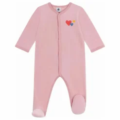 Pyjama Dors Bien 3 Cœurs Coton Bio | Rose