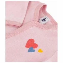 Pyjama Dors Bien 3 Cœurs Coton Bio | Rose