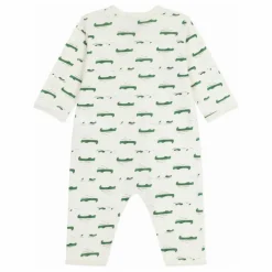 Pyjama Dors Bien Crocodiles Coton Bio | Ecru