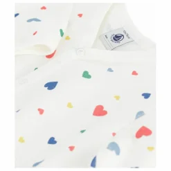 Pyjama Dors Bien Cœurs Coton Bio | Blanc