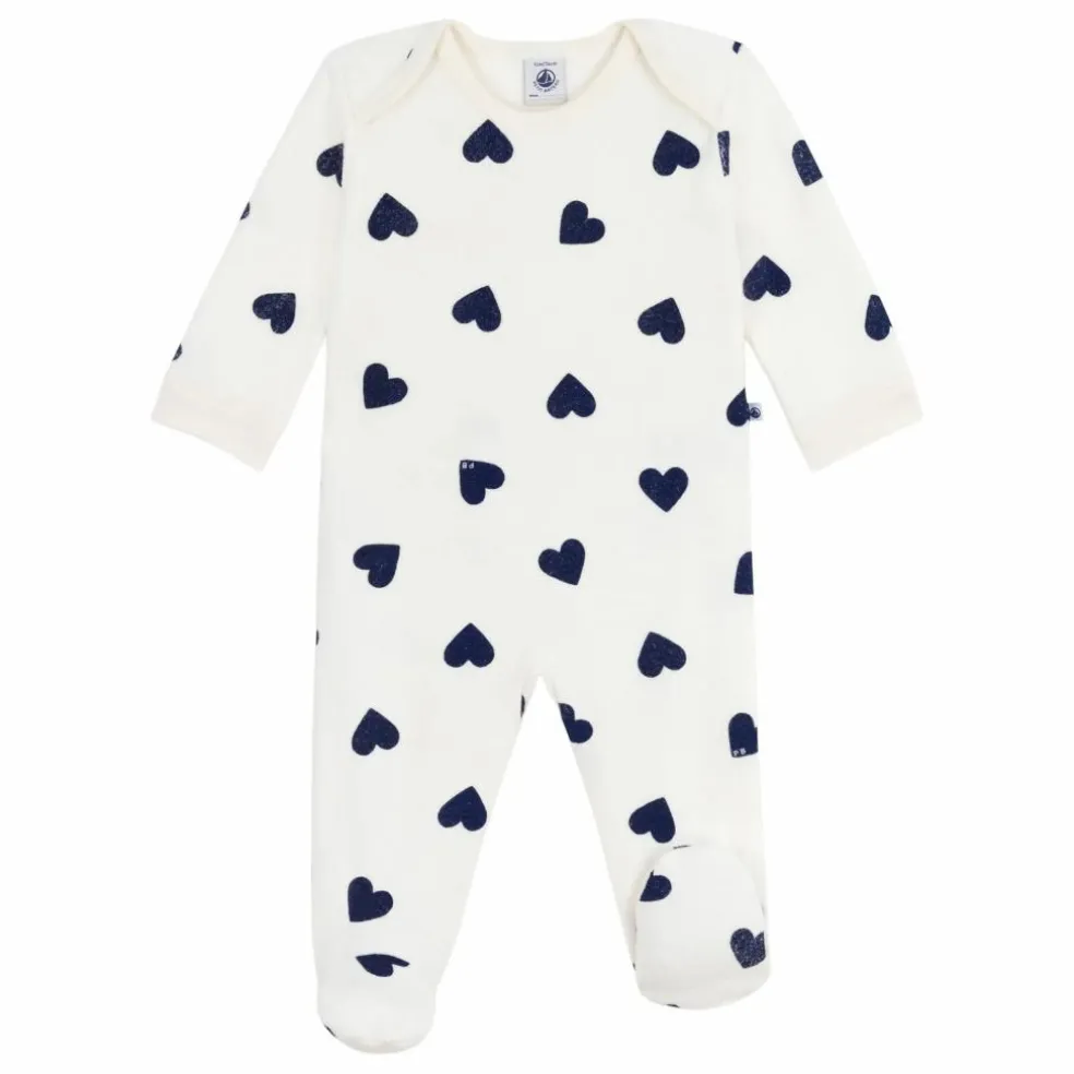 Pyjama Dors Bien Cœurs PB | Ecru