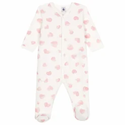 Pyjama Dors Bien Epais Cœurs Coton Bio | Rose