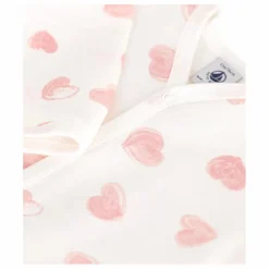 Pyjama Dors Bien Epais Cœurs Coton Bio | Rose