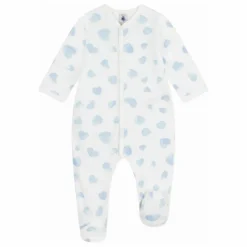 Pyjama Dors Bien Epais Cœurs Coton Bio | Bleu