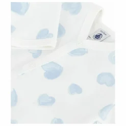 Pyjama Dors Bien Epais Cœurs Coton Bio | Bleu
