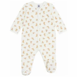 Pyjama Dors Bien Guépard Coton Bio | Ecru