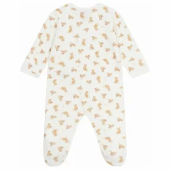 Pyjama Dors Bien Guépard Coton Bio | Ecru