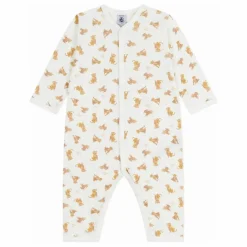 Pyjama Dors Bien Guépards Coton Bio | Ecru