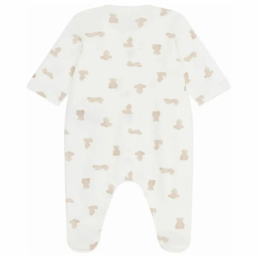 Pyjama Dors Bien Oursons Coton Bio | Blanc