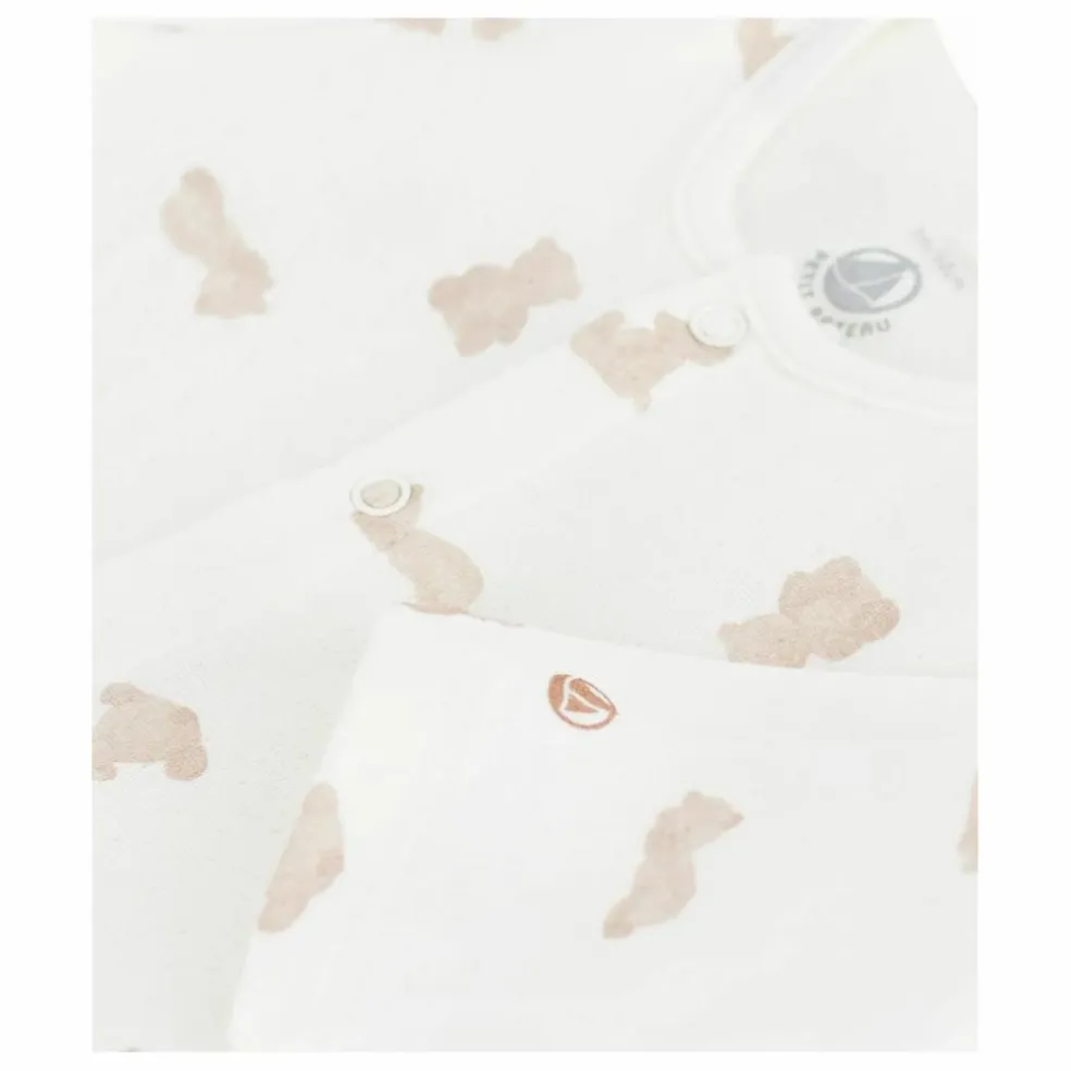 Pyjama Dors Bien Oursons Coton Bio | Blanc
