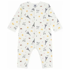 Pyjama Dors Bien Tour Eiffel Coton Bio | Ecru