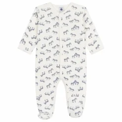 Pyjama Dors Bien Zèbres Coton Bio | Ecru