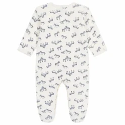 Pyjama Dors Bien Zèbres Coton Bio | Ecru