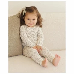 Pyjama Fleuri Bamboo | Ivoire
