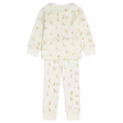 Pyjama Lapins Coton Bio | Ecru