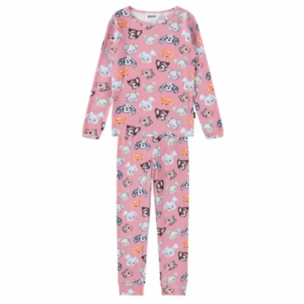 Pyjama Lue Itty Bitty Coton Bio | Rose
