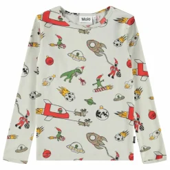 Pyjama Lue Space Coton Bio | Ecru