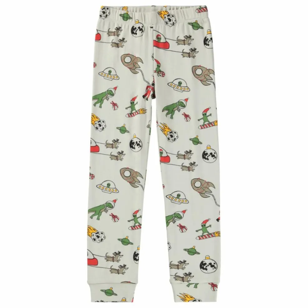 Pyjama Lue Space Coton Bio | Ecru
