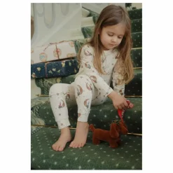 Pyjama Lunes Coton Bio | Ecru